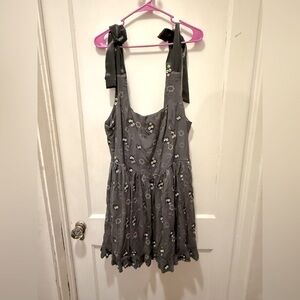 Boxlunch Exclusive Spirited Away Soot sprite tie strap dress